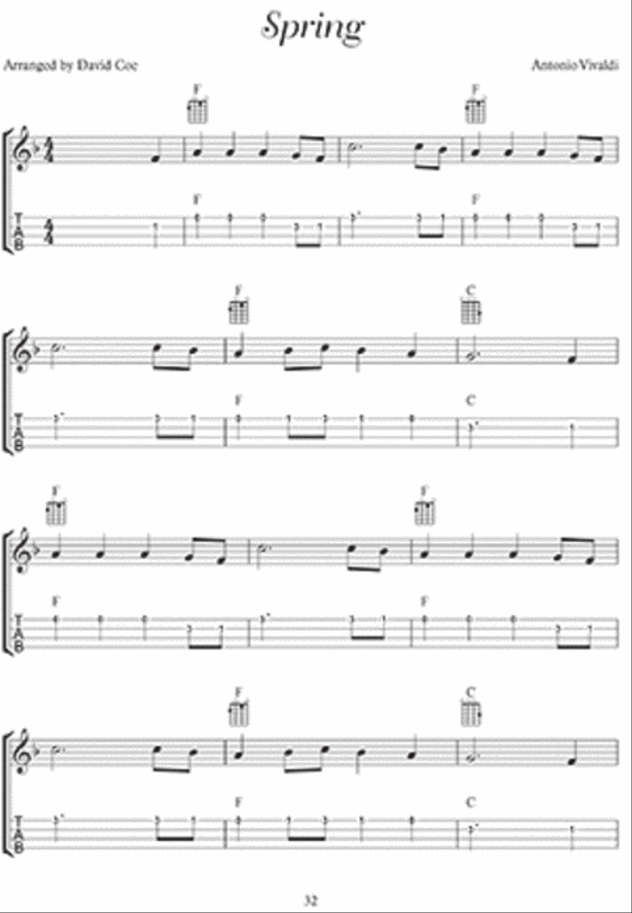 Favorite Classical Themes for Ukulele Ukulele scores gallery preview page 4