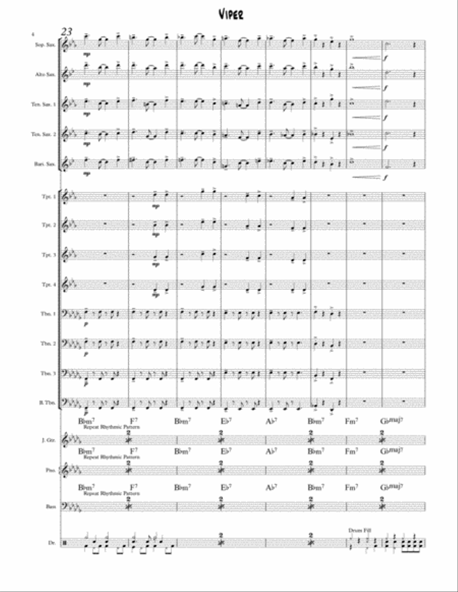 Viper Viper Jazz Ensemble scores gallery preview page 4