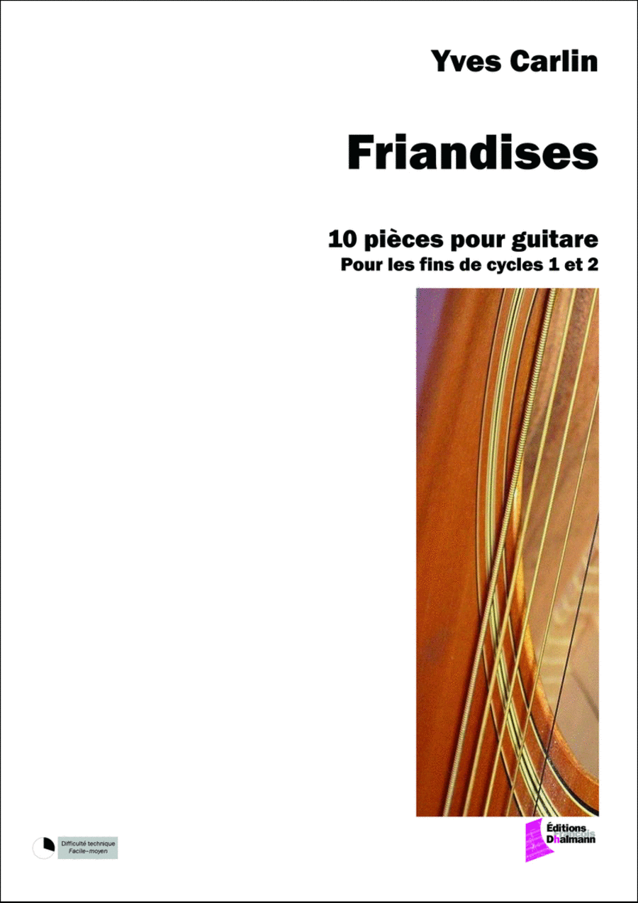 Friandises 10 pices pour guitare