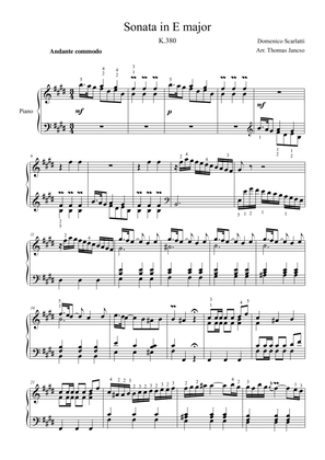 Book cover for Scarlatti Sonata K.380