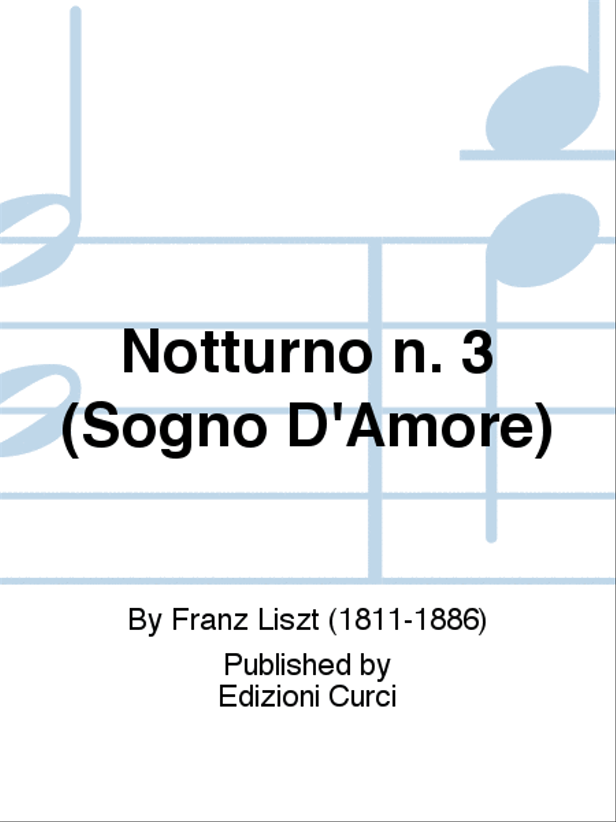 Notturno n. 3 (Sogno D'Amore) Piano Solo scores gallery preview page 1