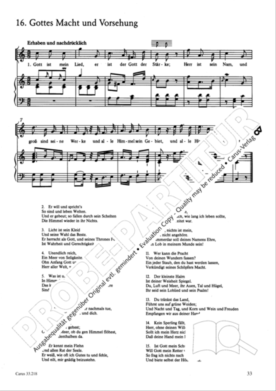 Geistliche Oden und Lieder (Gellert) Collection / Songbook scores gallery preview page 28