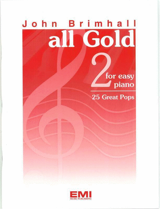 Book cover for All Gold Book 2 Easy Piano