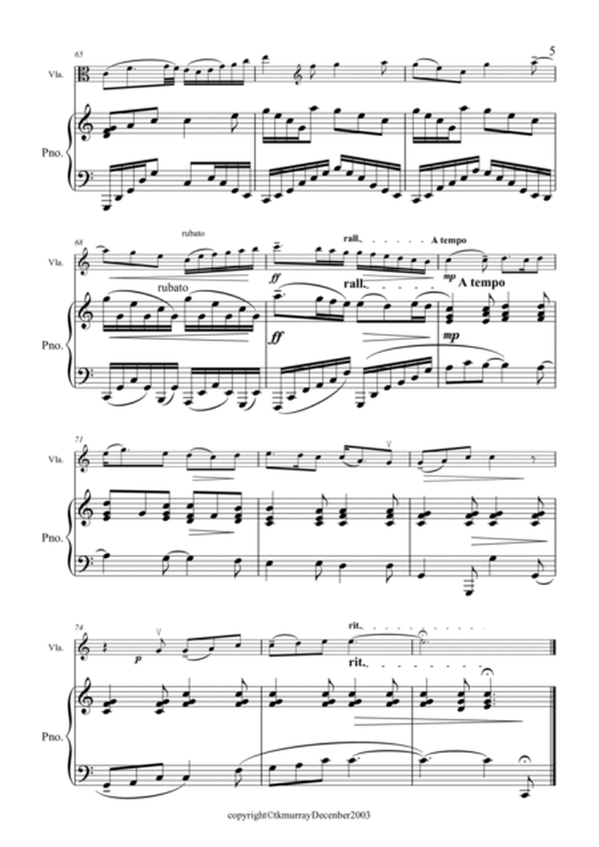 Burns Songs - Set 1 - Viola & Piano - TK Murray image number null