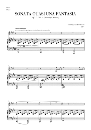 Moonlight Sonata for Flute and Piano
