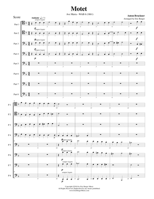 Motet for Trombone or Low Brass Octet