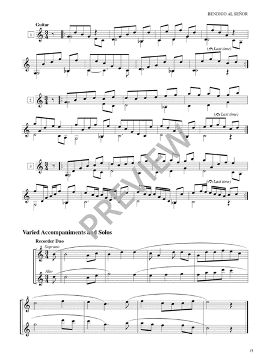 Christe Lux mundi - Instrument edition Guitar scores gallery preview page 17