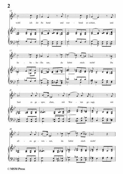 Schubert-Du Liebst mich nicht,Op.59 No.1,in g minor,for Voice&Piano image number null