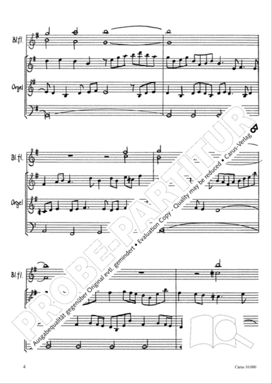 Christe, du bist der helle Tag SSATB scores gallery preview page 4