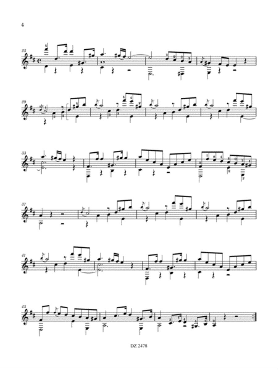 3 Sonatas (107, 108, 112) Classical Guitar scores gallery preview page 4