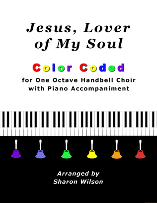 Book cover for Jesus, Lover of My Soul (for One Octave Handbell Choir with Piano accompaniment)