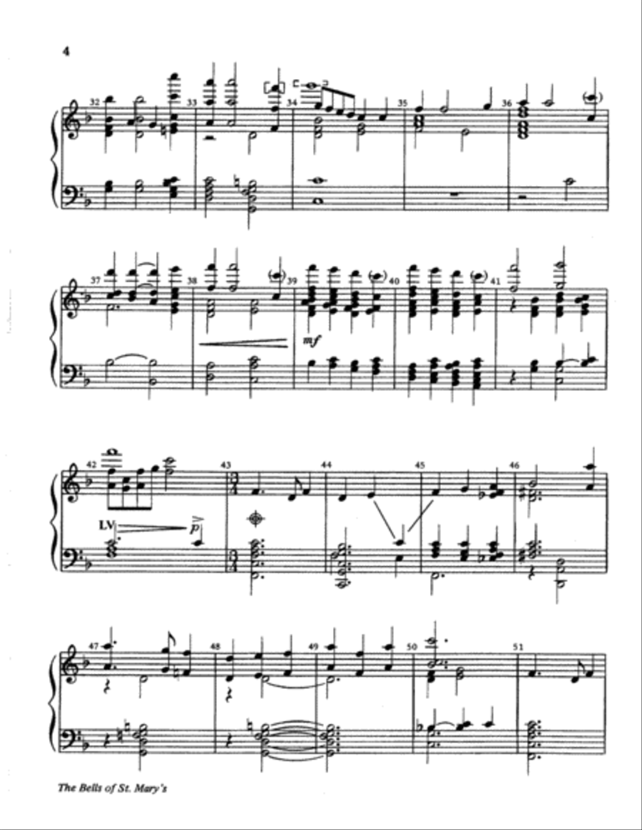 The Bells of St. Mary's The Bells of St. Mary's 5-Octaves scores gallery preview page 4