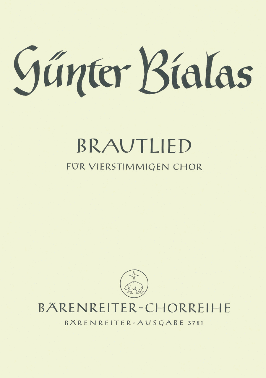 Brautlied (1939/1940) 4-Part scores gallery preview page 1