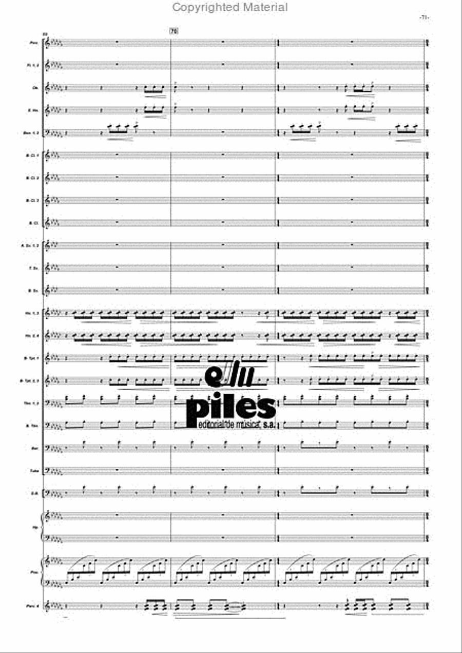 Duende Duende Concert Band scores gallery preview page 72