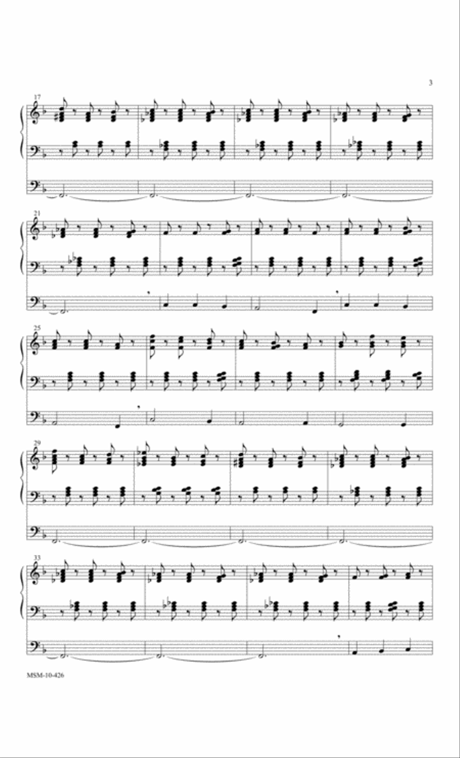 In Thee Is Gladness Organ scores gallery preview page 3