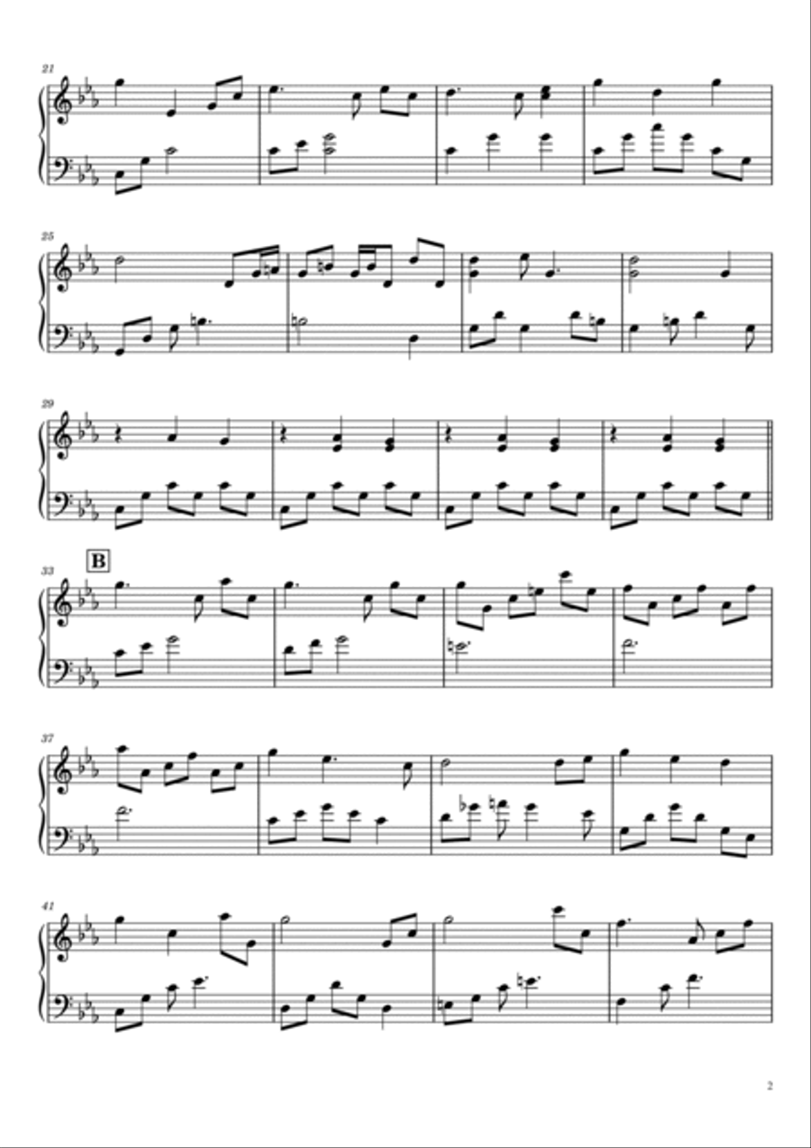 Once Upon A December Piano Solo scores gallery preview page 2
