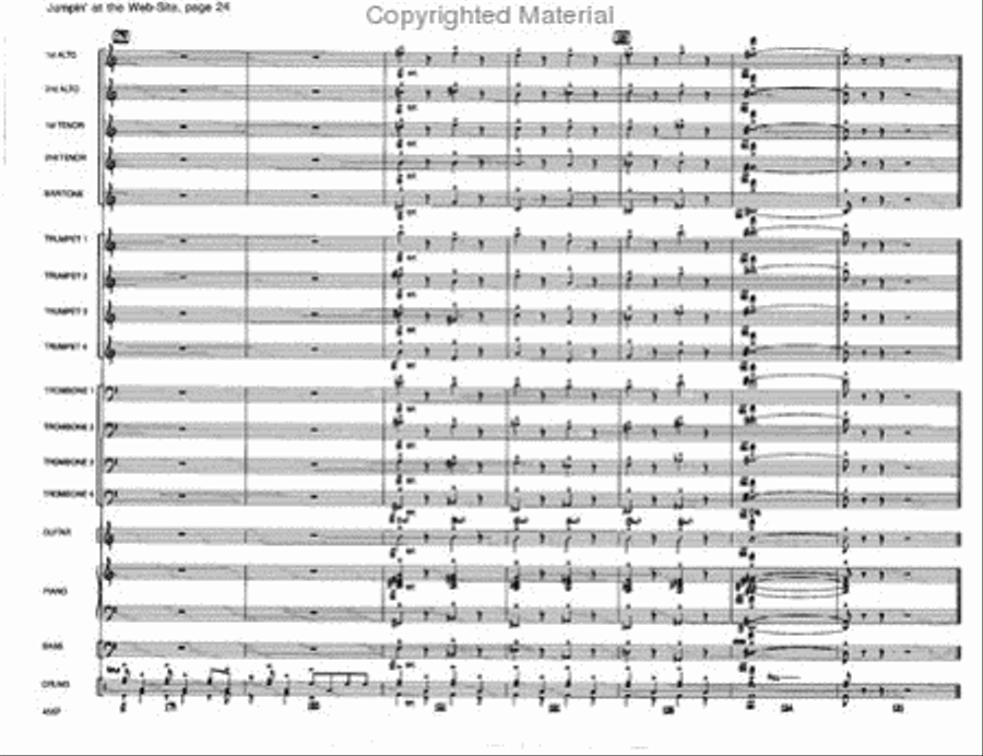 Jumpin' At the Website Jazz Ensemble scores gallery preview page 24