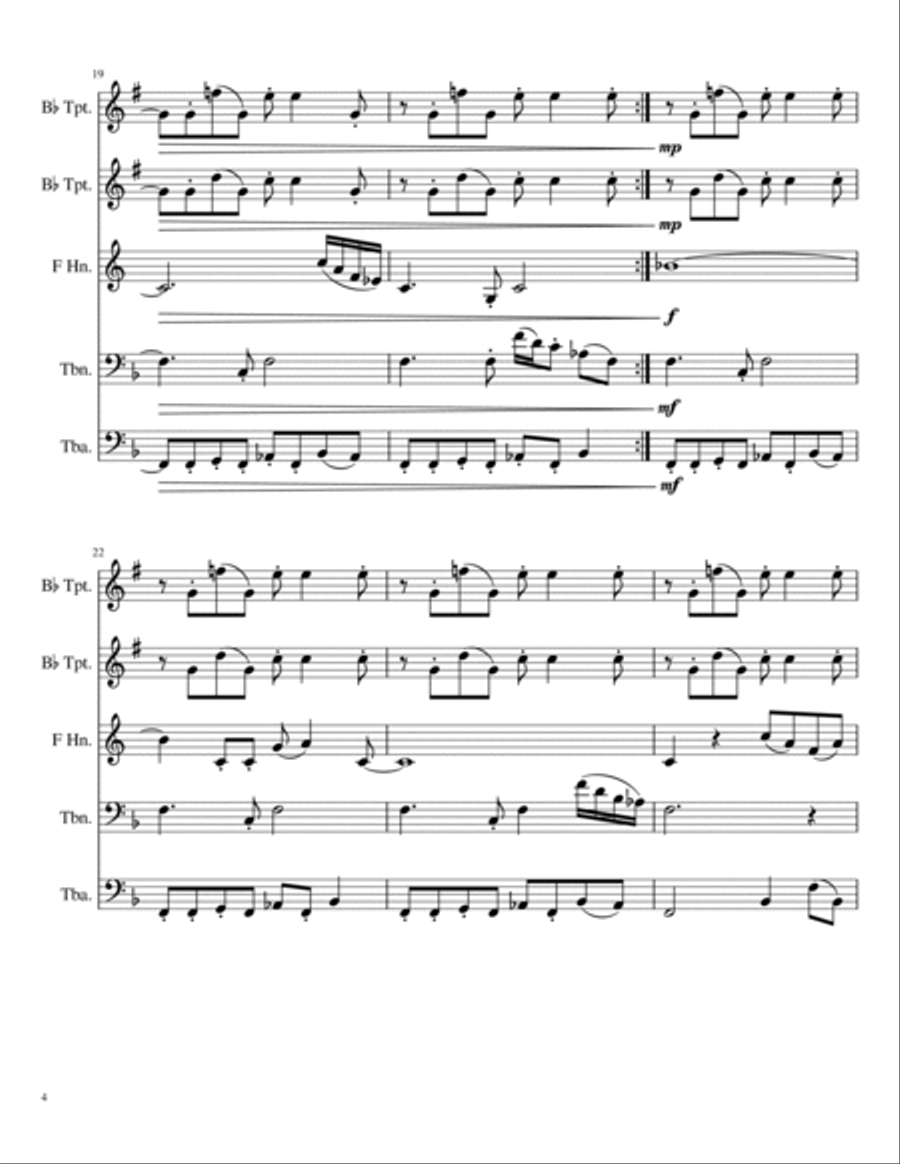 Watermelon Man Horn scores gallery preview page 4