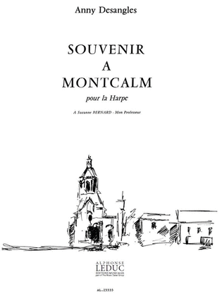 Book cover for Souvenir A Montcalm (harp Solo)