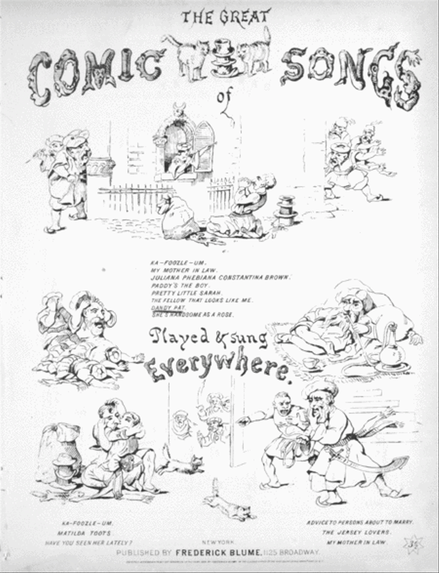 The Great Comic Songs. Dandy Pat. Song and Dance Voice scores gallery preview page 1