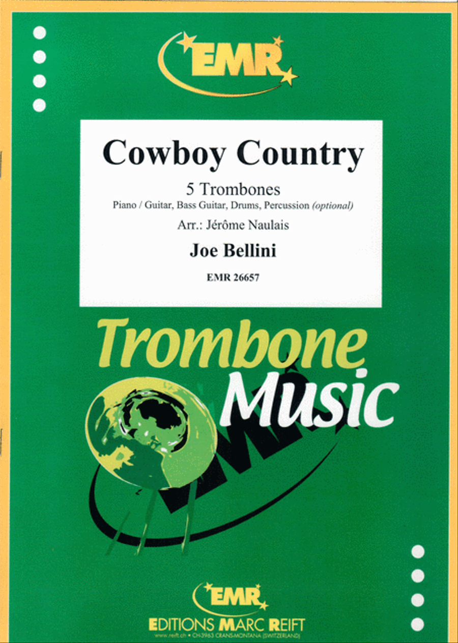 Cowboy Country Trombone scores gallery preview page 1