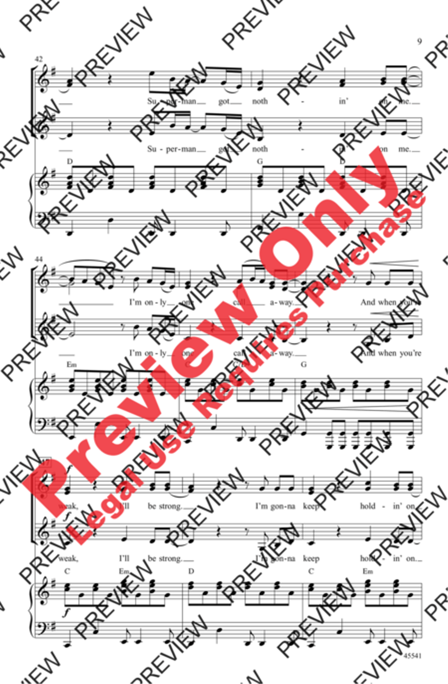 One Call Away Women's Choir scores gallery preview page 8