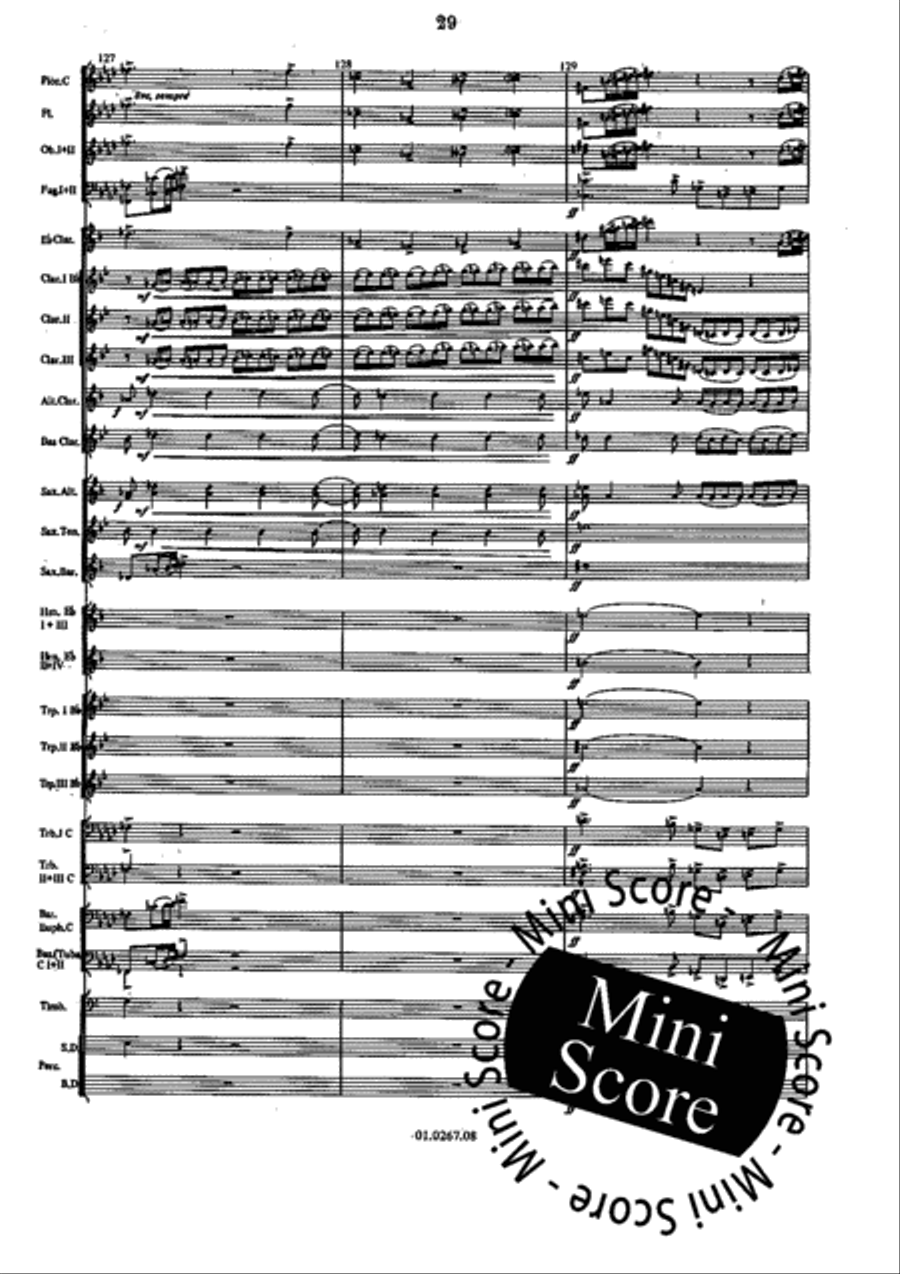 Vespri Siciliani Concert Band scores gallery preview page 33