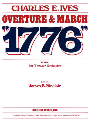 Book cover for Overture And March 1776
