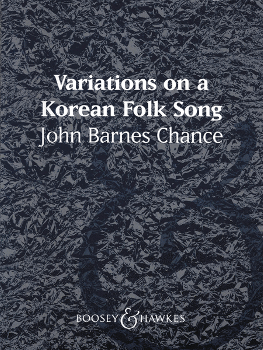Variations on a Korean Folk Song Concert Band scores gallery preview page 1