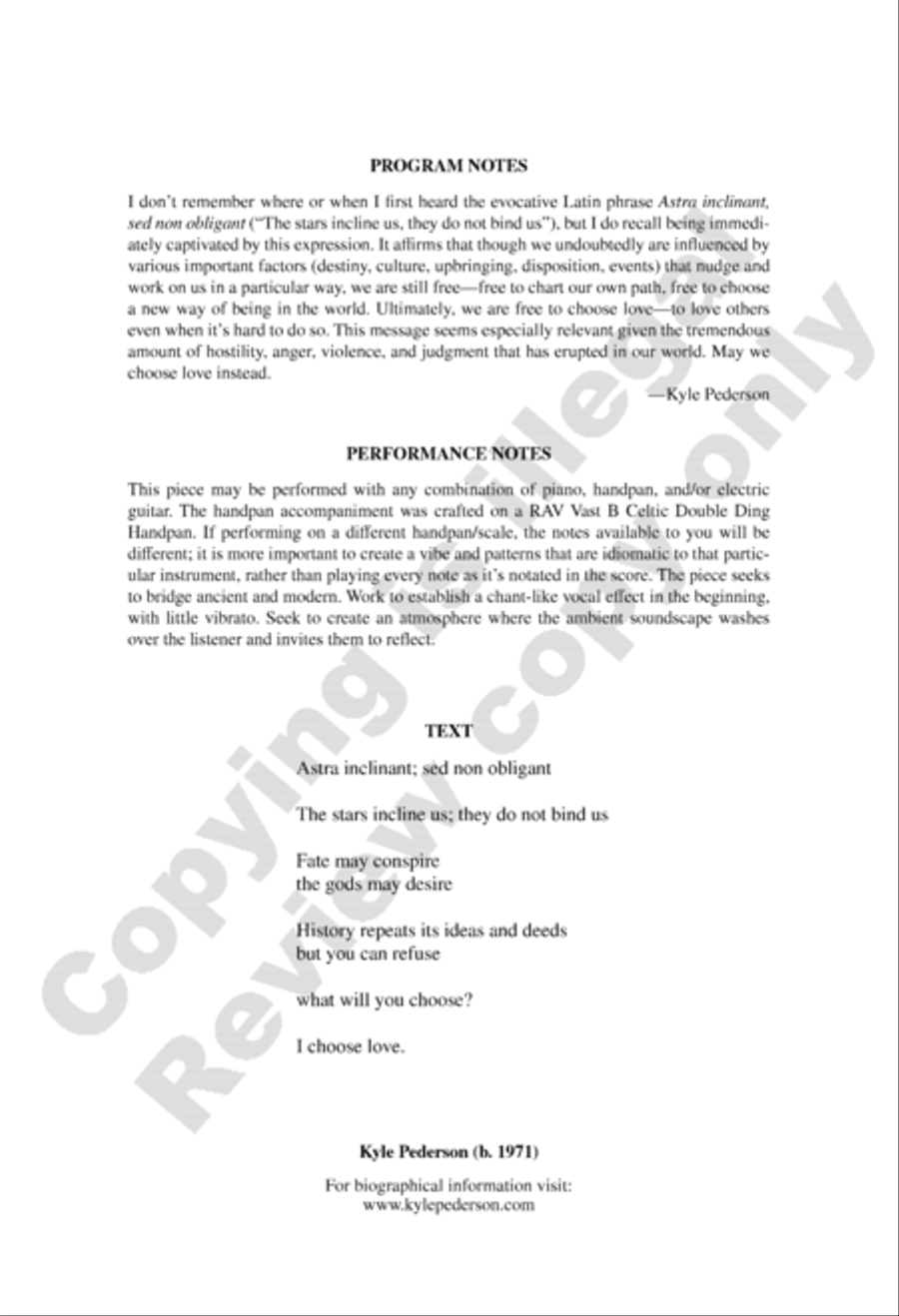 Choose Love (Choral Score) Divisi scores gallery preview page 2