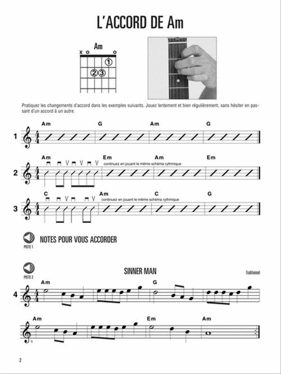 French Edition: Hal Leonard Guitar Method Book 2 – 2nd Edition Guitar scores gallery preview page 4