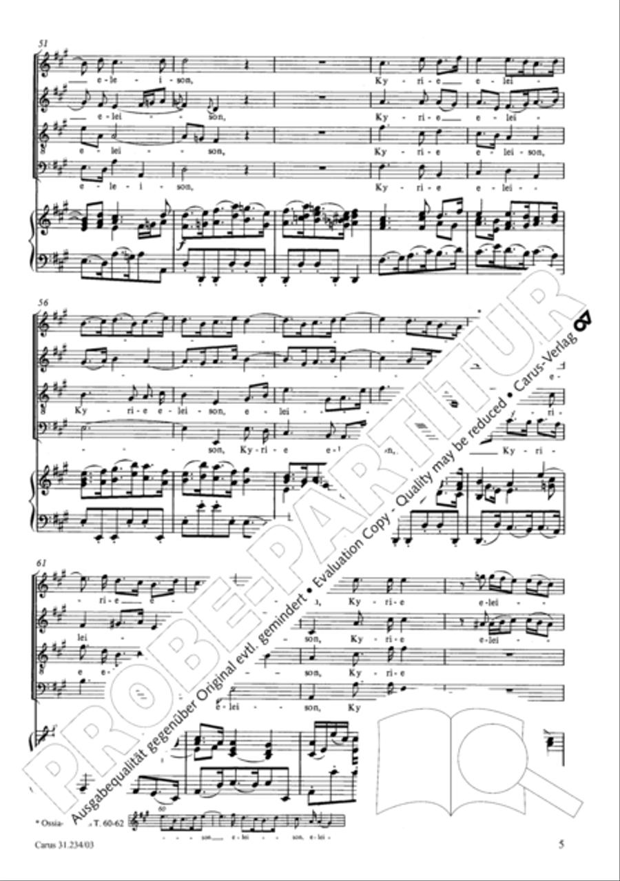Mass in A major Mass in A major 4-Part scores gallery preview page 8