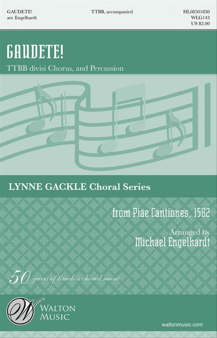 Gaudete! - TTBB (Vocal Score) TTBB scores gallery preview page 1