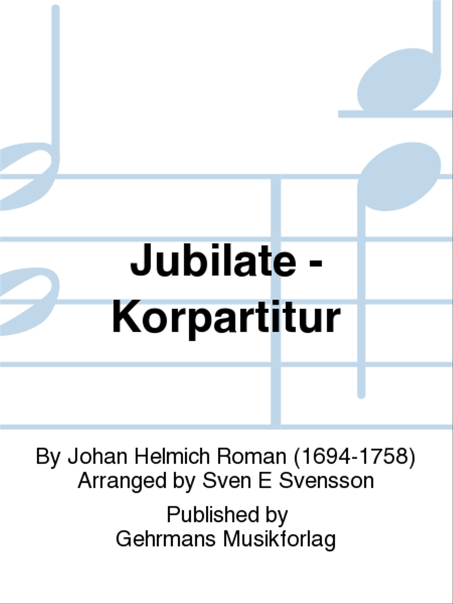 Jubilate - Korpartitur Jubilate - Korpartitur Choir scores gallery preview page 1