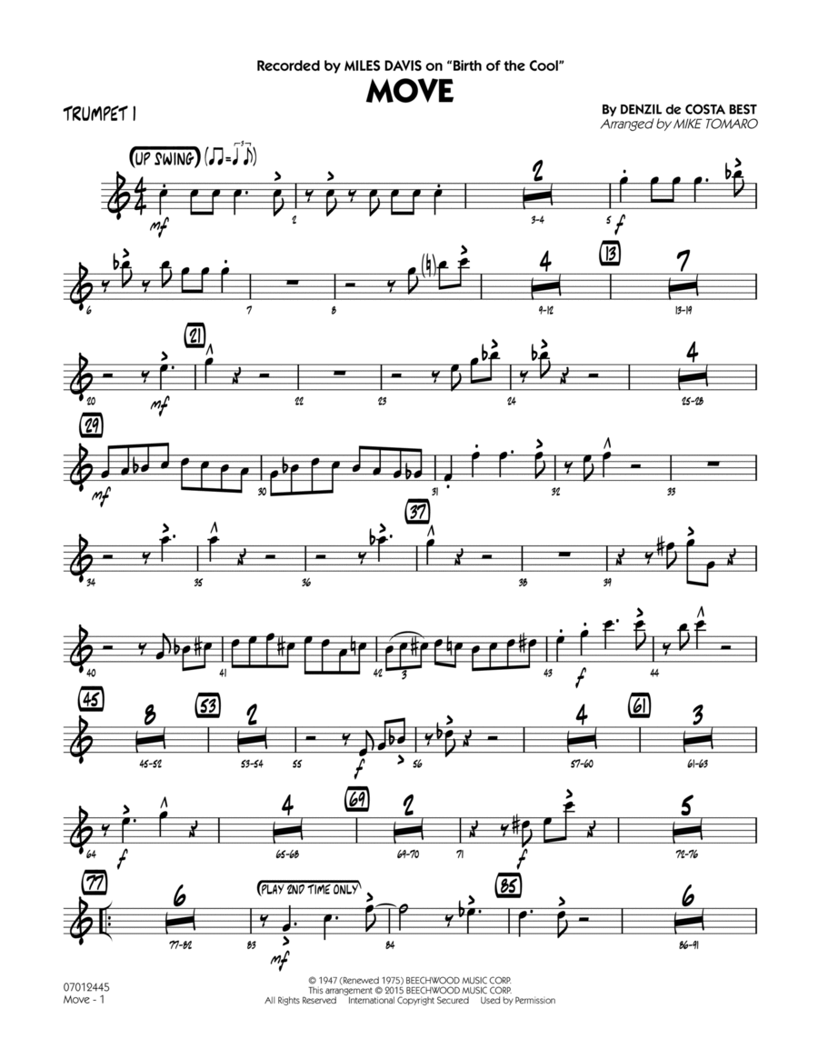 Move - Trumpet 1