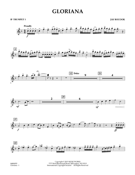 Gloriana - Bb Trumpet 1