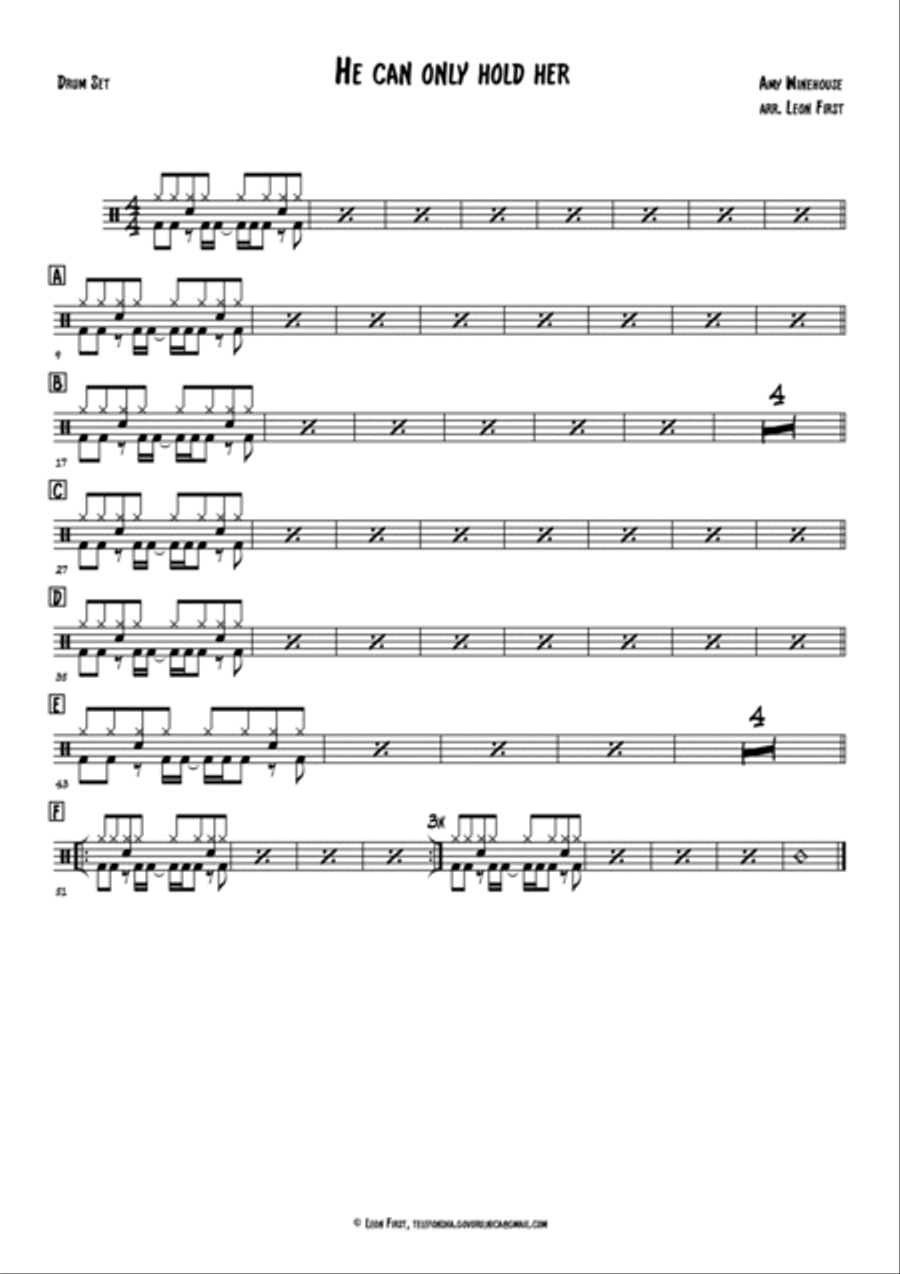 He Can Only Hold Her He Can Only Hold Her Jazz Ensemble scores gallery preview page 3