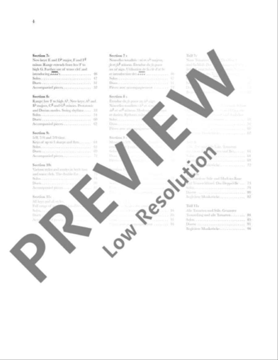 Trombone Sight-Reading Trombone Sight-Reading Trombone scores gallery preview page 5