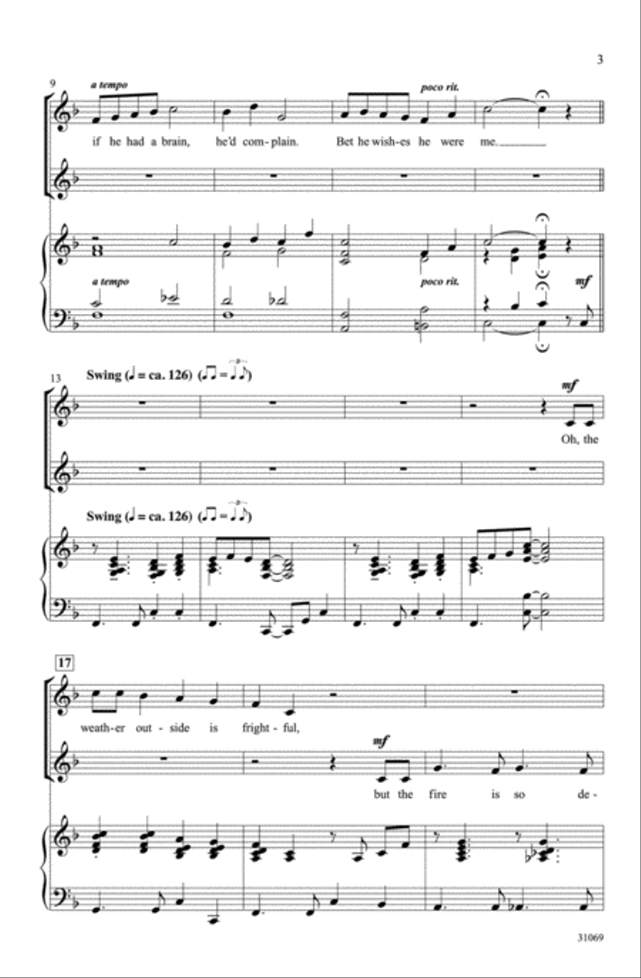Let It Snow! Let It Snow! Let It Snow! 2-Part scores gallery preview page 3