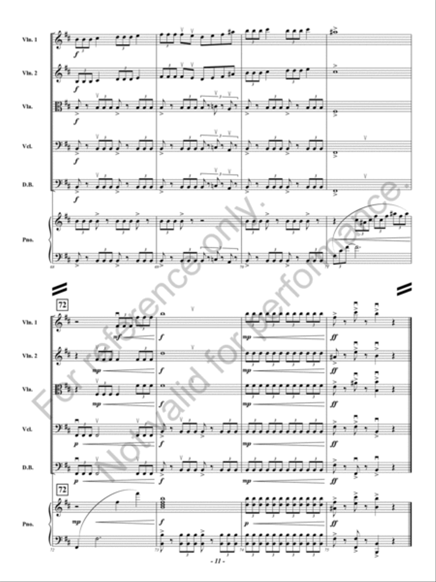 Firestorm String Orchestra scores gallery preview page 12