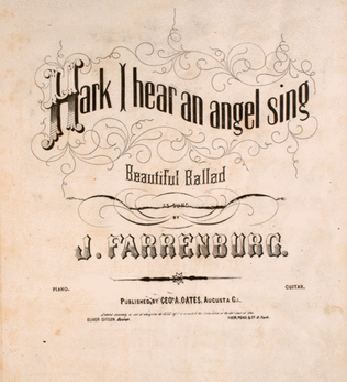 Hark! I Hear an Angel Sing. Beautiful Ballad
