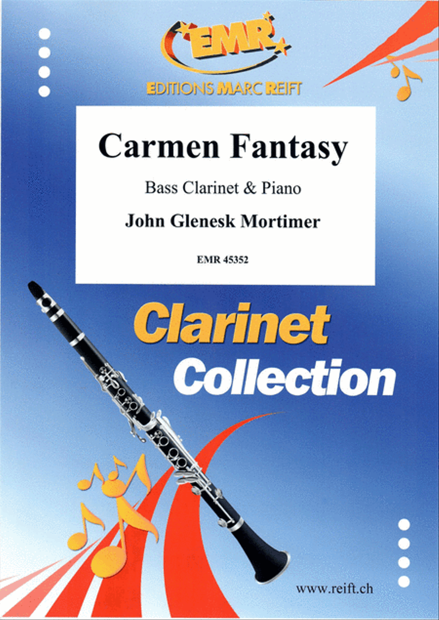 Carmen Fantasy Bass Clarinet scores gallery preview page 1
