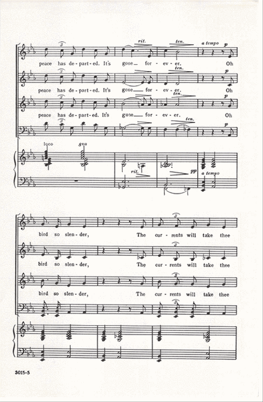 The White Swan (Ein Schwan) Divisi scores gallery preview page 5