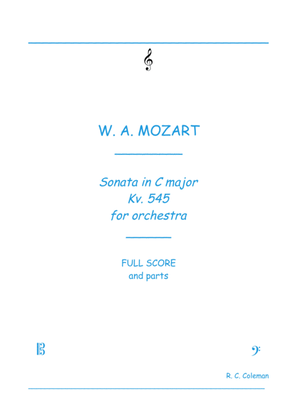 Mozart Sonata kv. 545 for Orchestra