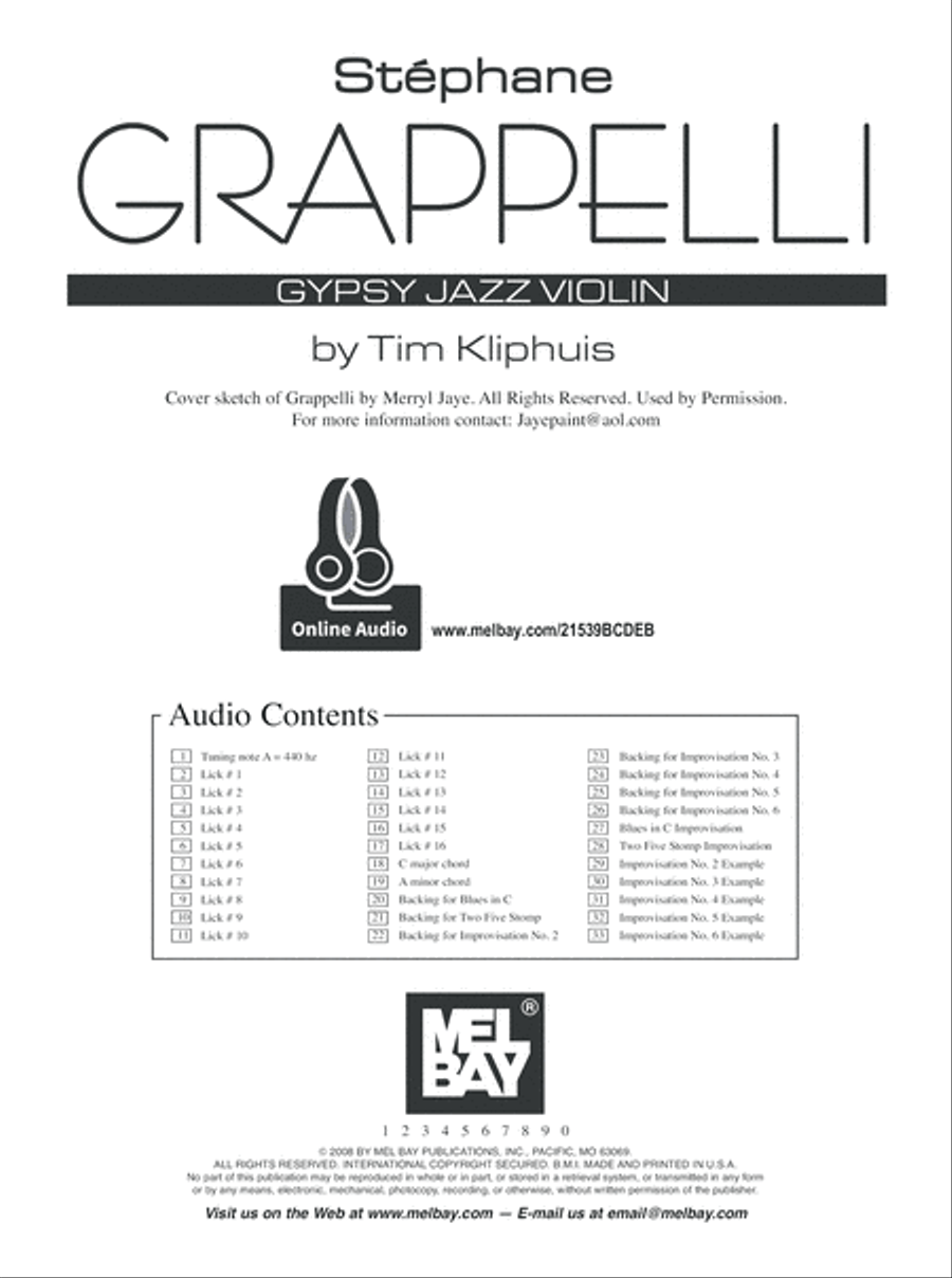 Stephane Grappelli Gypsy Jazz Violin Violin Solo scores gallery preview page 2