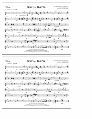 Bang Bang - F Horn