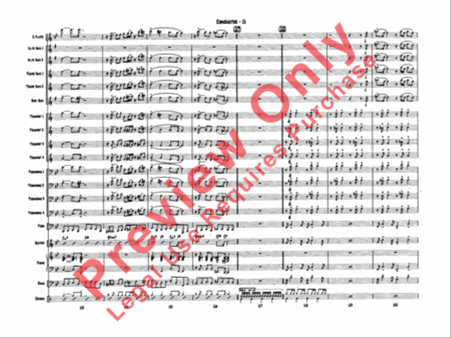 Channel One Suite Jazz Ensemble scores gallery preview page 18