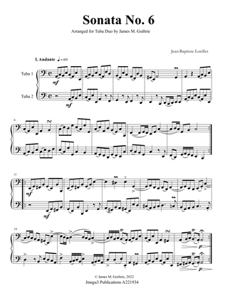 Loeillet: Sonata No. 6 for Tuba Duo