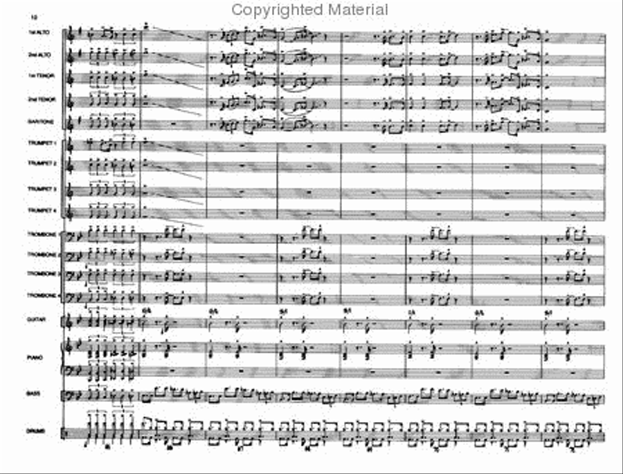 Down At Duke's Place Down At Duke's Place Jazz Ensemble scores gallery preview page 10