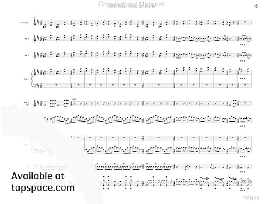 UFO Tofu UFO Tofu Percussion Ensemble scores gallery preview page 20